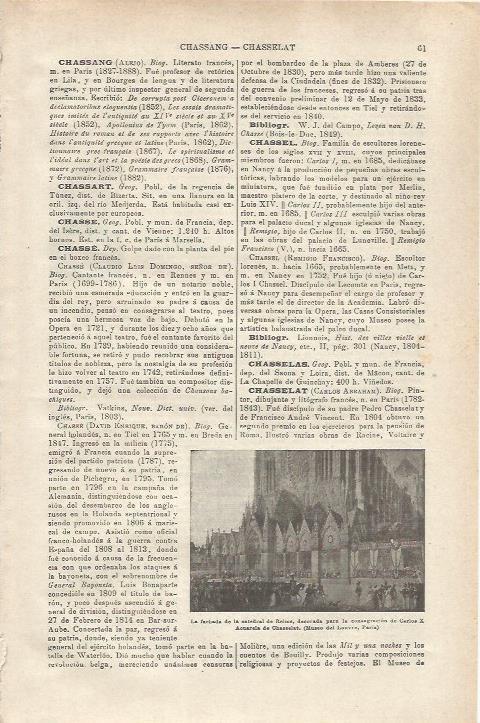 LAMINA ESPASA 34678: Fachada de la catedral de Reims