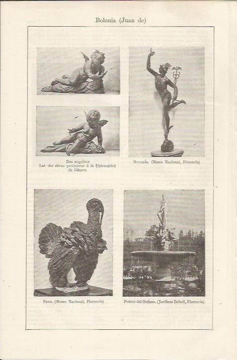 LAMINA ESPASA 34637: Esculturas por Juan de Bolonia