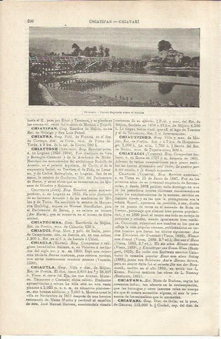LAMINA ESPASA 34712: Puente Napoleon de Chiavari, Italia
