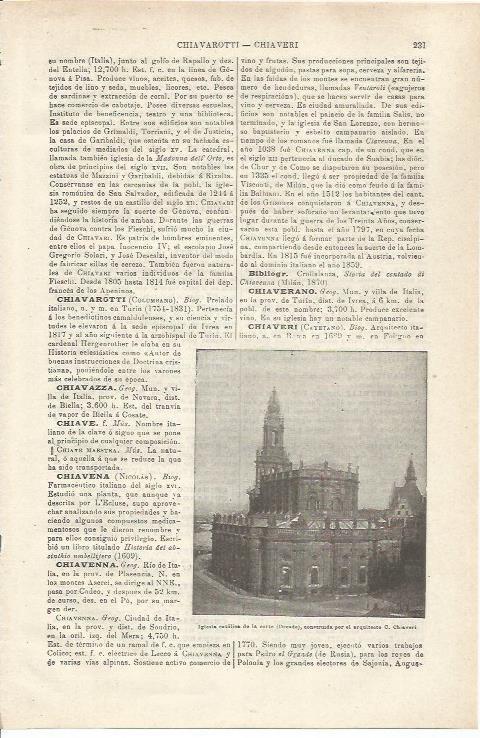 LAMINA ESPASA 34713: Iglesia de la Corte en Dresde