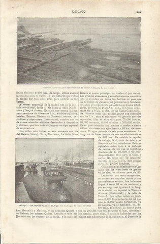LAMINA ESPASA 34716: Puerto de mercancias de Chicago
