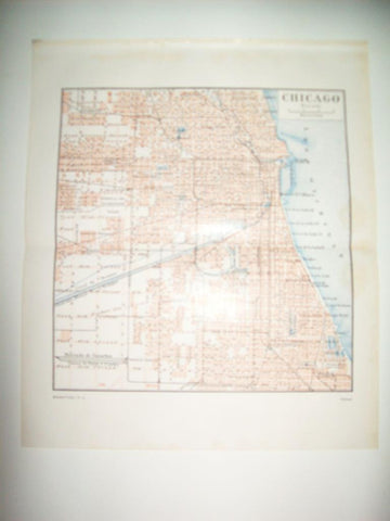 LAMINA ESPASA 34717: Mapa de Chicago