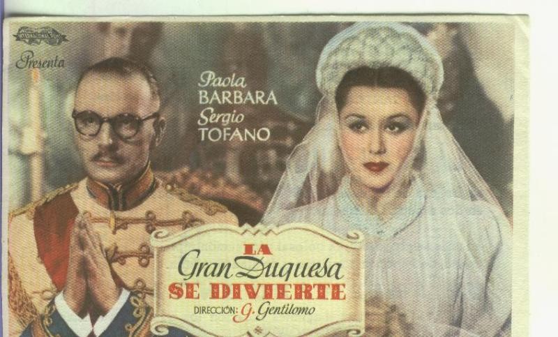Programas de Cine: la gran duquesa se divierte