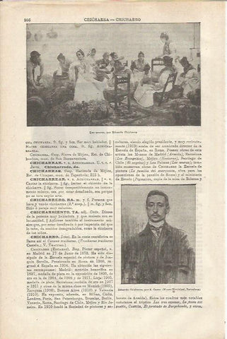 LAMINA ESPASA 34727: Las uveras, por E. Chicharro