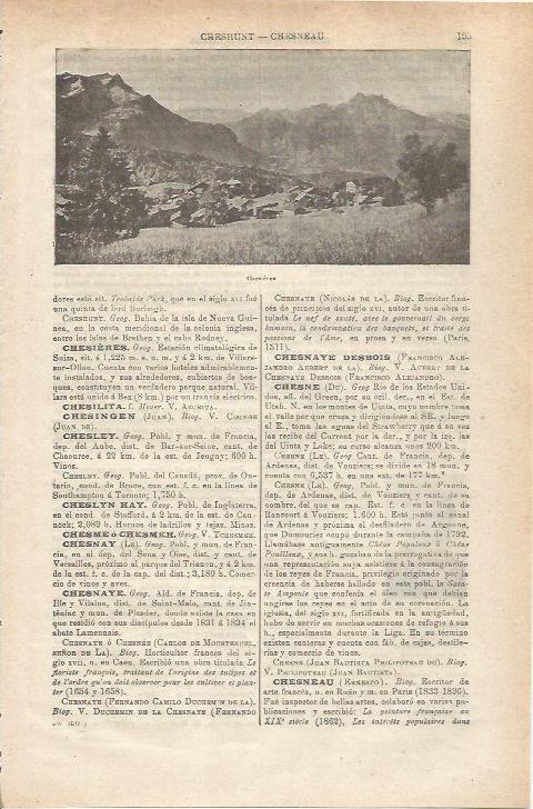 LAMINA ESPASA 34705: Chesieres, Suiza