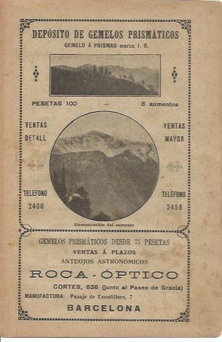LAMINA 20643: Publicidad de gemelos primasticos Roca