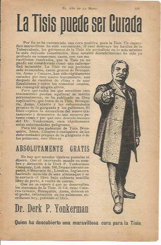 LAMINA 20642: La tisis puede ser curada