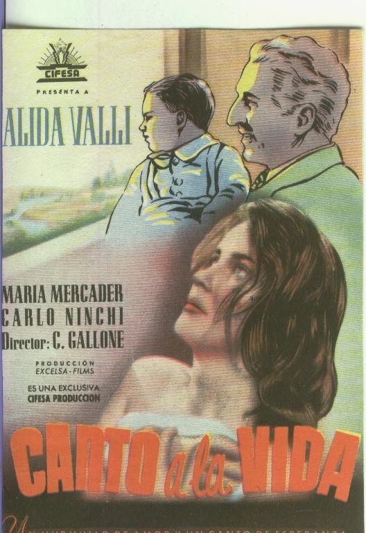 Programas de Cine: Canto a la vida
