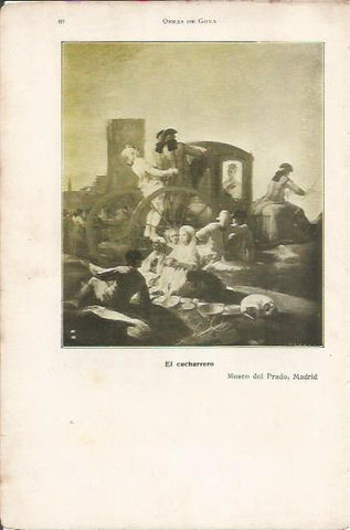LAMINA 20654: El cacharrero, por Goya