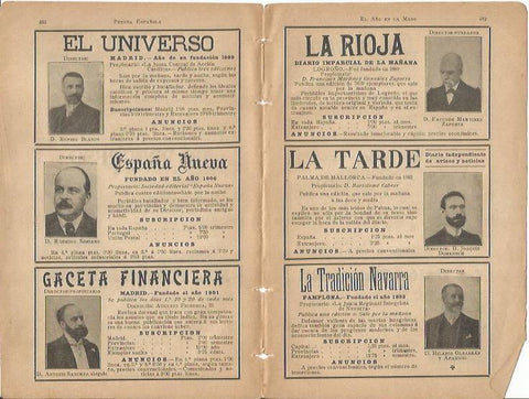 LAMINA 20630: Fichas de El Universo, España Nueva, La Rioja, La Tradicion Navarra, La Tarde y Gaceta Financiera