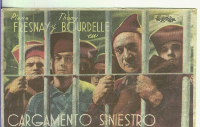 Programas de Cine: Cargamento siniestro
