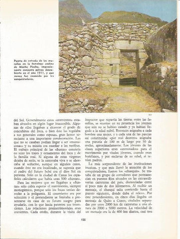 LAMINA 20598: Puerta del Machu Picchu, Peru