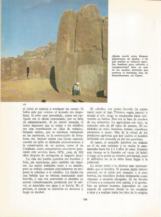 LAMINA 20597: Fortaleza inca de Sacsayhuaman en Cuzco, Peru