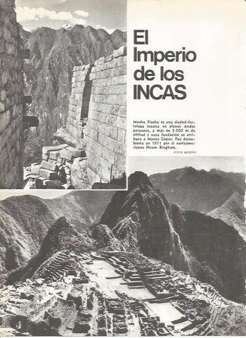 LAMINA 20596: Machu Picchu en Peru