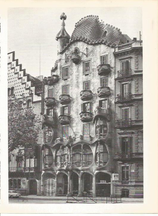 LAMINA 20593: La Casa Batllo en Barcelona