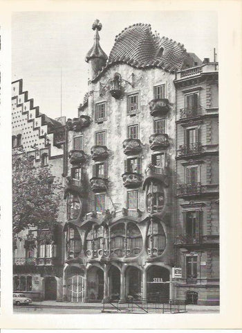 LAMINA 20593: La Casa Batllo en Barcelona