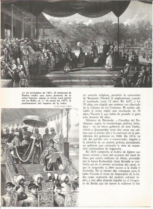LAMINA 20612: Proclamacion del Imperio de la India