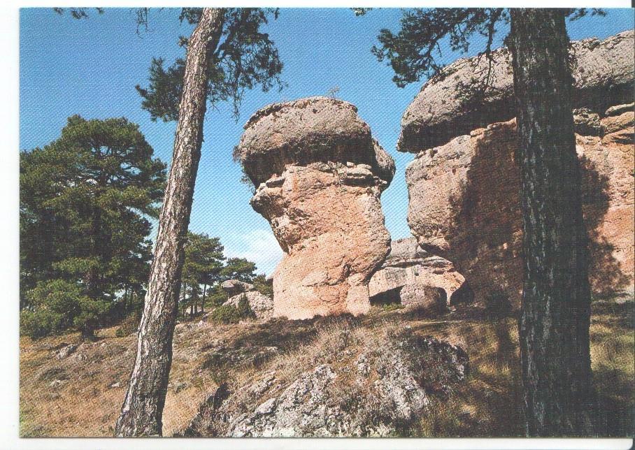 Postal JC0221: Cuenca. Ciudad Encantada. Los Amantes