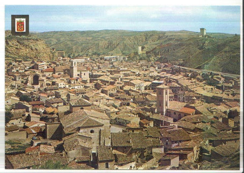 Postal JC0230: Daroca (Zaragoza). Vista general