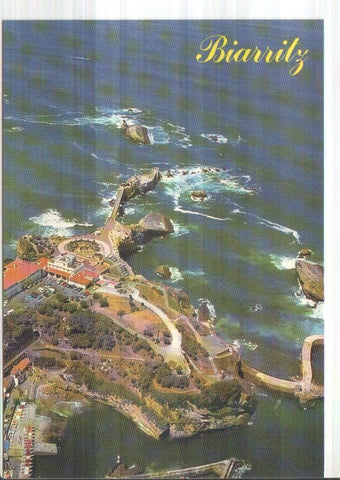Postal JC0257: Biarritz. Le Plateau de l'Atalaye et le Rocher de la Vierge