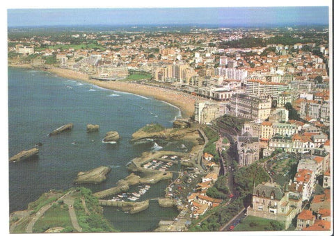 Postal JC0260: Biarritz (64200). Le port des pecheurs et la grande plage