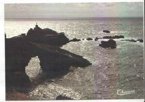 Postal JC0265: Biarritz. Rocher de la Vierge