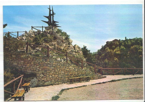 Postal JC0268: Berga. Santuari de la Mare de Deu de Queralt