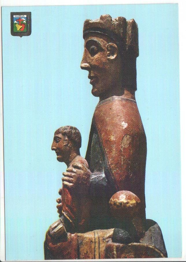 Postal JC0275: Nuria. Santuari de la Mare de Deu de Nuria. Imagen siglo VIII