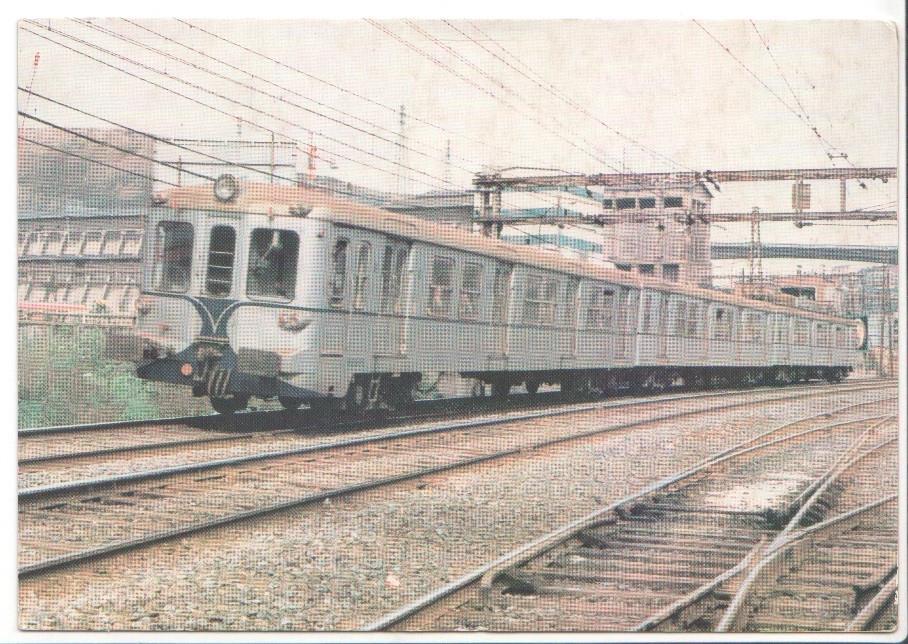 Postal JC0276: Locomotora electrica: Unidad electrica 434 (ex 400), Serie 401-411, construidos en 1960 y dados de baja en 1991 SECN, Cenemesa)
