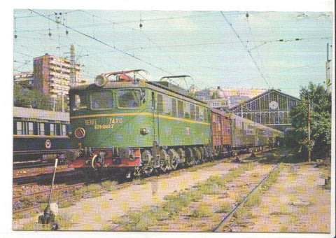 Postal JC0289: Locomotora electrica serie 7401/24. Est. Prin. Pio, Madrid