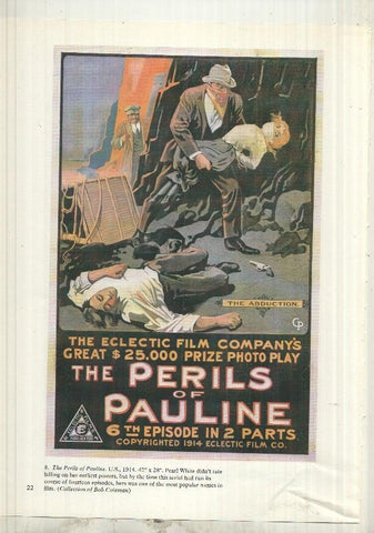Lamina 4 The movie Poster book: The perils of pauline  en trasera edison 