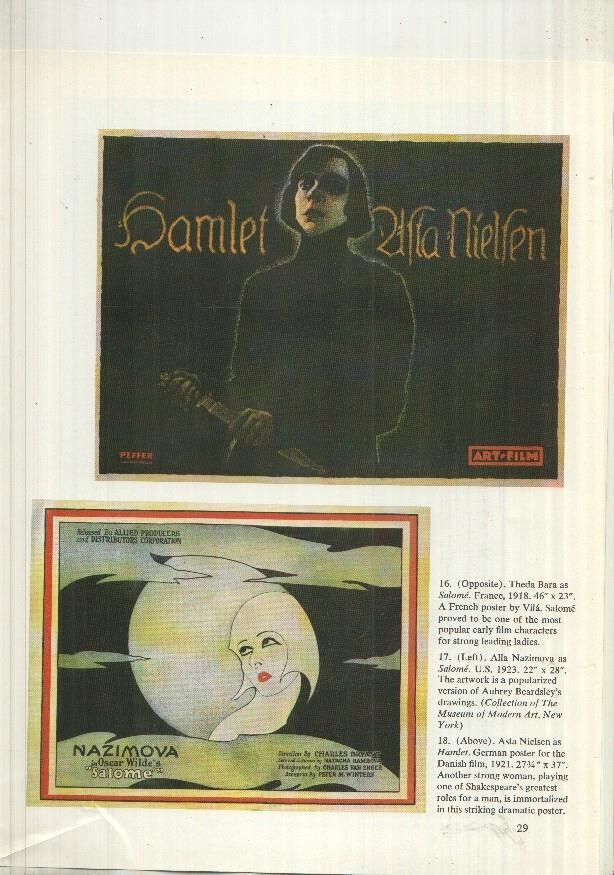 Lamina 8 The movie Poster book: The little American en trasera Theda bara as salome 