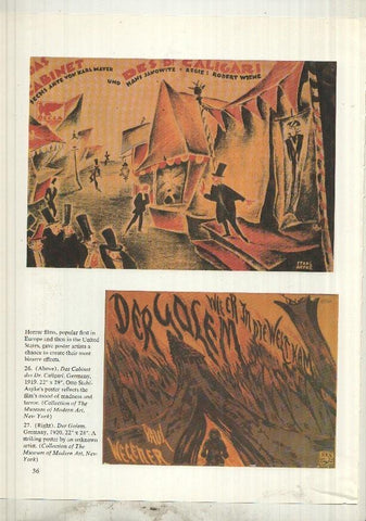 Lamina 11 The movie Poster Book: Douglas Fairbanks y en trasera das cabinet 