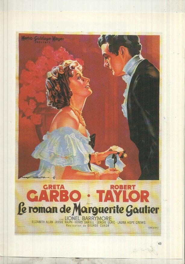 Lamina 15 The movie Poster Book: Le Roman de Marguerite Gautier y en trasera Ein Film Von Fritz Lang 