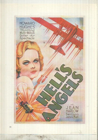 Lamina 19 The movie Poster Book: Hell s angels y en trasera Eddie cantor whoopee