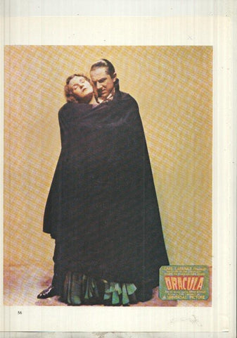 Lamina 21 The movie Poster Book: Dracula y en trasera 14 juillet 