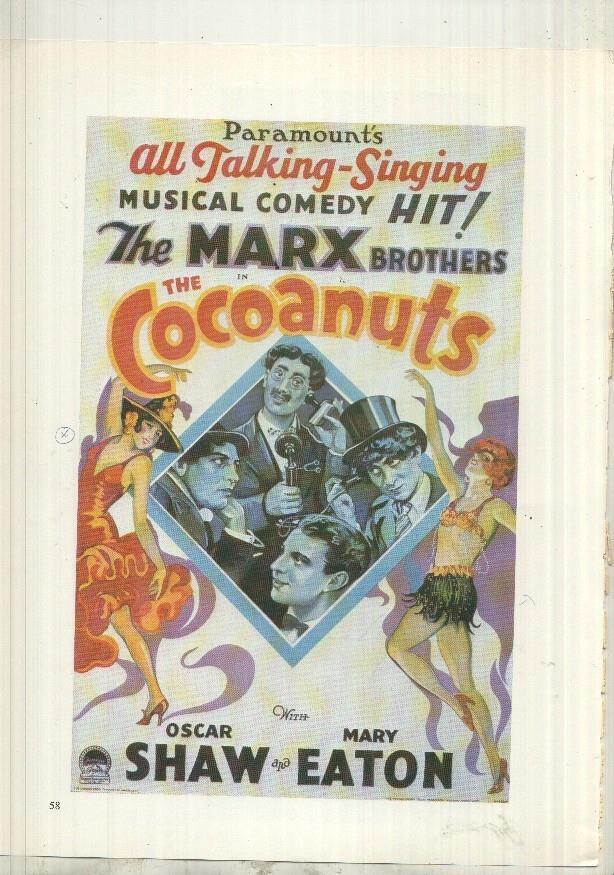 Lamina 22 The movie Poster Book: The Marx Brothers y en trasera Dracula 