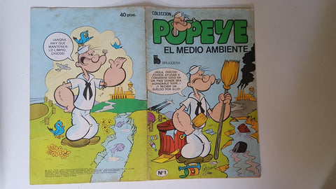 Bruguera: Coleccion Popeye numero 01: El medio ambiente 