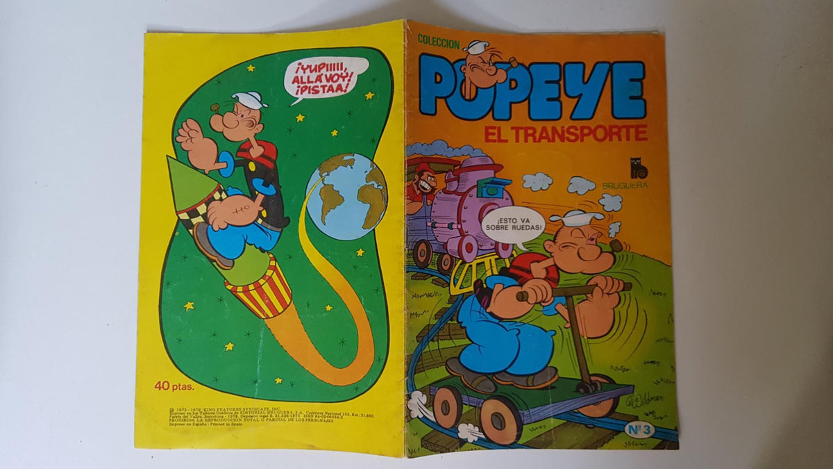 Bruguera: Coleccion Popeye numero 03: El transportes