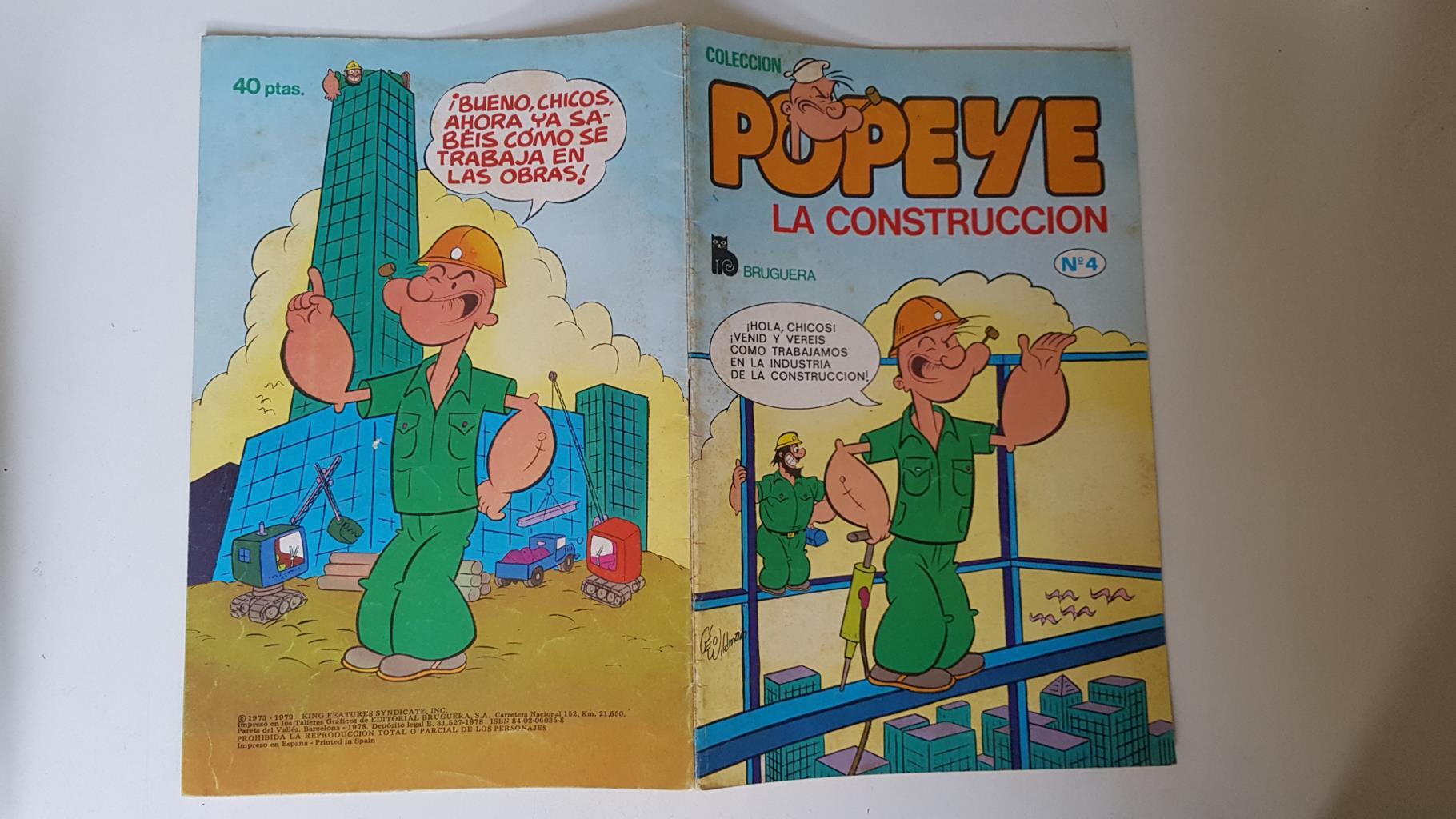 Bruguera: Coleccion Popeye numero 04: La construccion