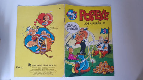 Coleccion Bravo: Popeye numero 4: Lios a porrillo