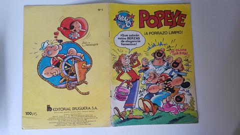 Coleccion Bravo: Popeye numero 5: A porrazo limpio