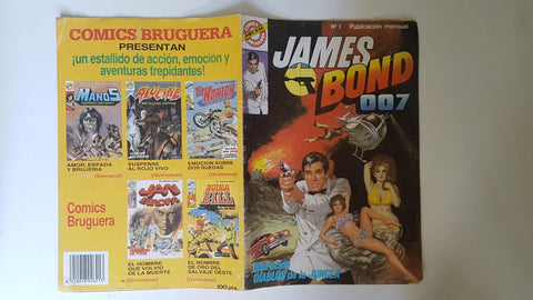 Bruguera: James Bond numero 1 (numerado 2 en interior)