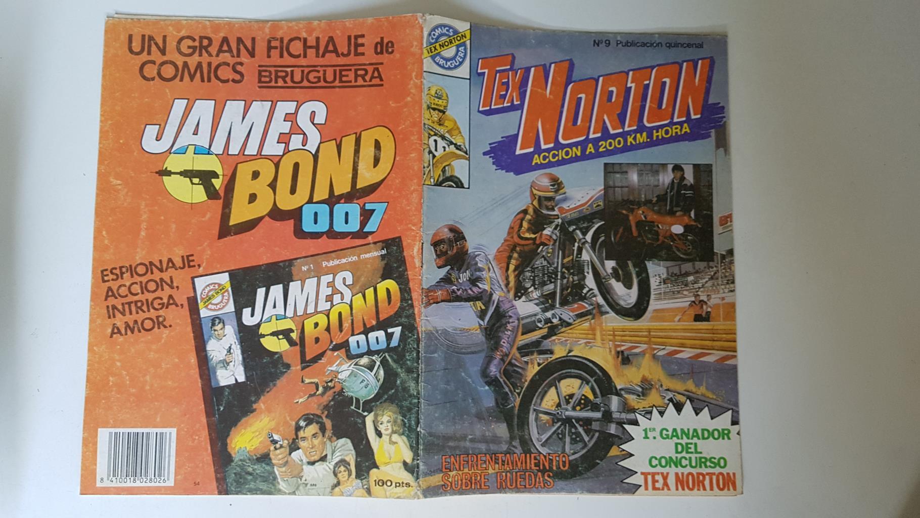 Tex Norton numero 09: poster central Derbi Europa 75 cc (numerado 1 en interior)
