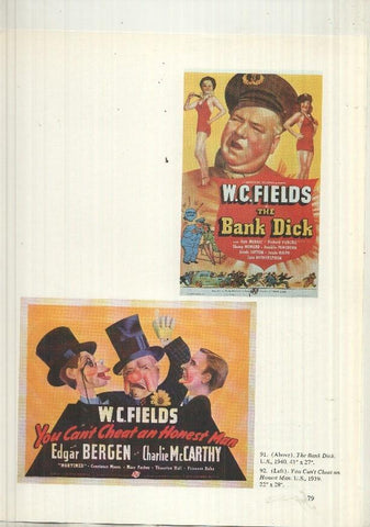 Lamina 33 The movie Poster Book: W.C. Fields you can t cheat an honest man y en trasera Love finds andy hardy 