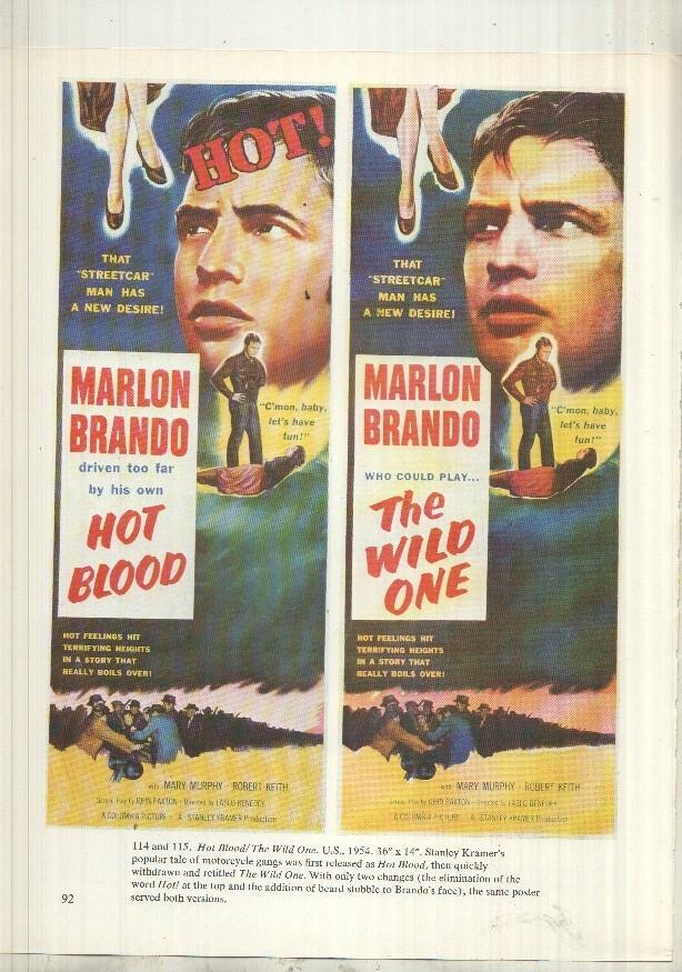 Lamina 38 The movie Poster Book: Marlon Brando  y en trasera SuperMan