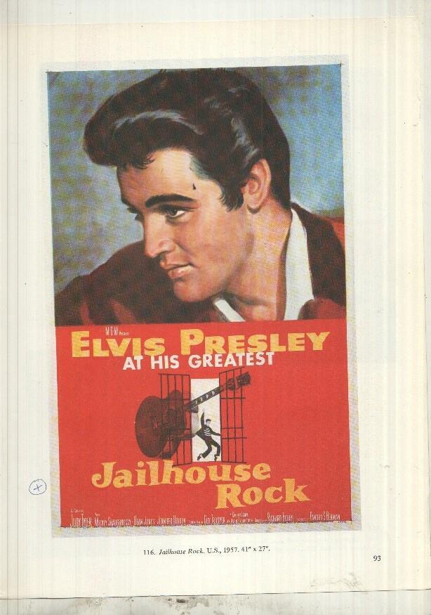 Lamina 39 The movie Poster Book: Elvis Presley en trasera Geant George Stevens 