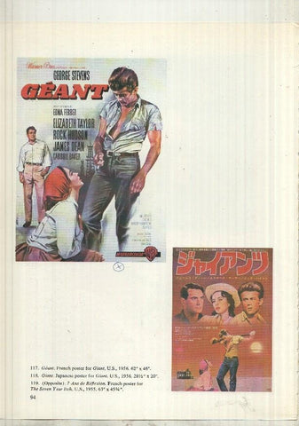 Lamina 39 The movie Poster Book: Elvis Presley en trasera Geant George Stevens 