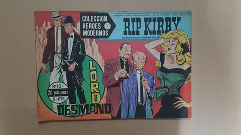 Dolar: Heroes Modernos serie C numero 10: Rip Kirby: Lord Desmond