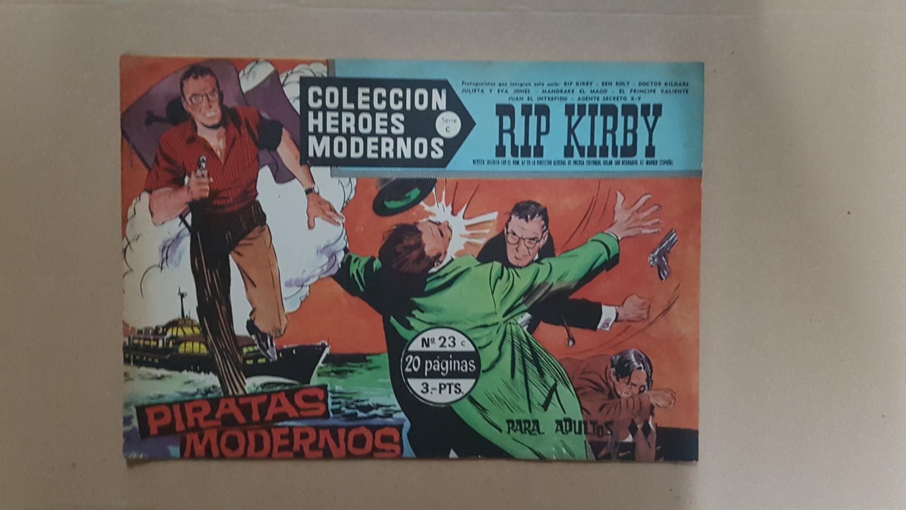 Dolar: Heroes Modernos serie C numero 23: Rip Kirby: Piratas modernos